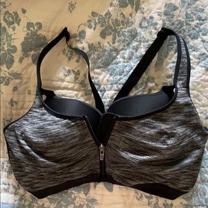 Gray Victoria’s Secret sports bra